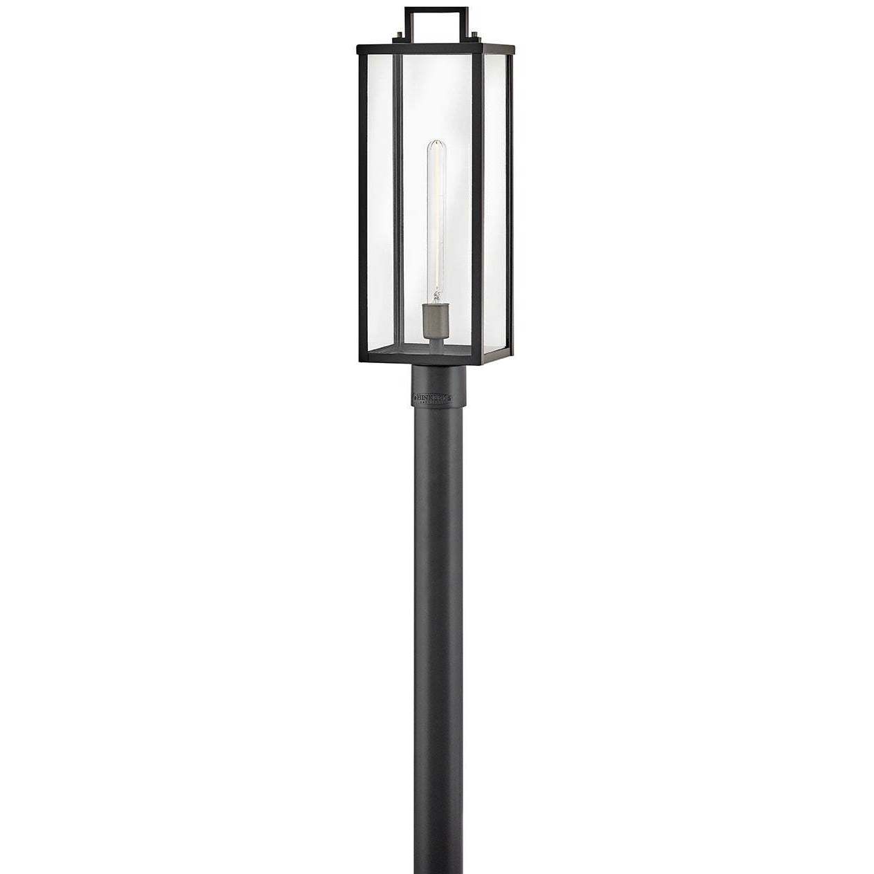 Catalina 1 Light 24 inch Black with Burnished Bronze Outdoor Post Mount