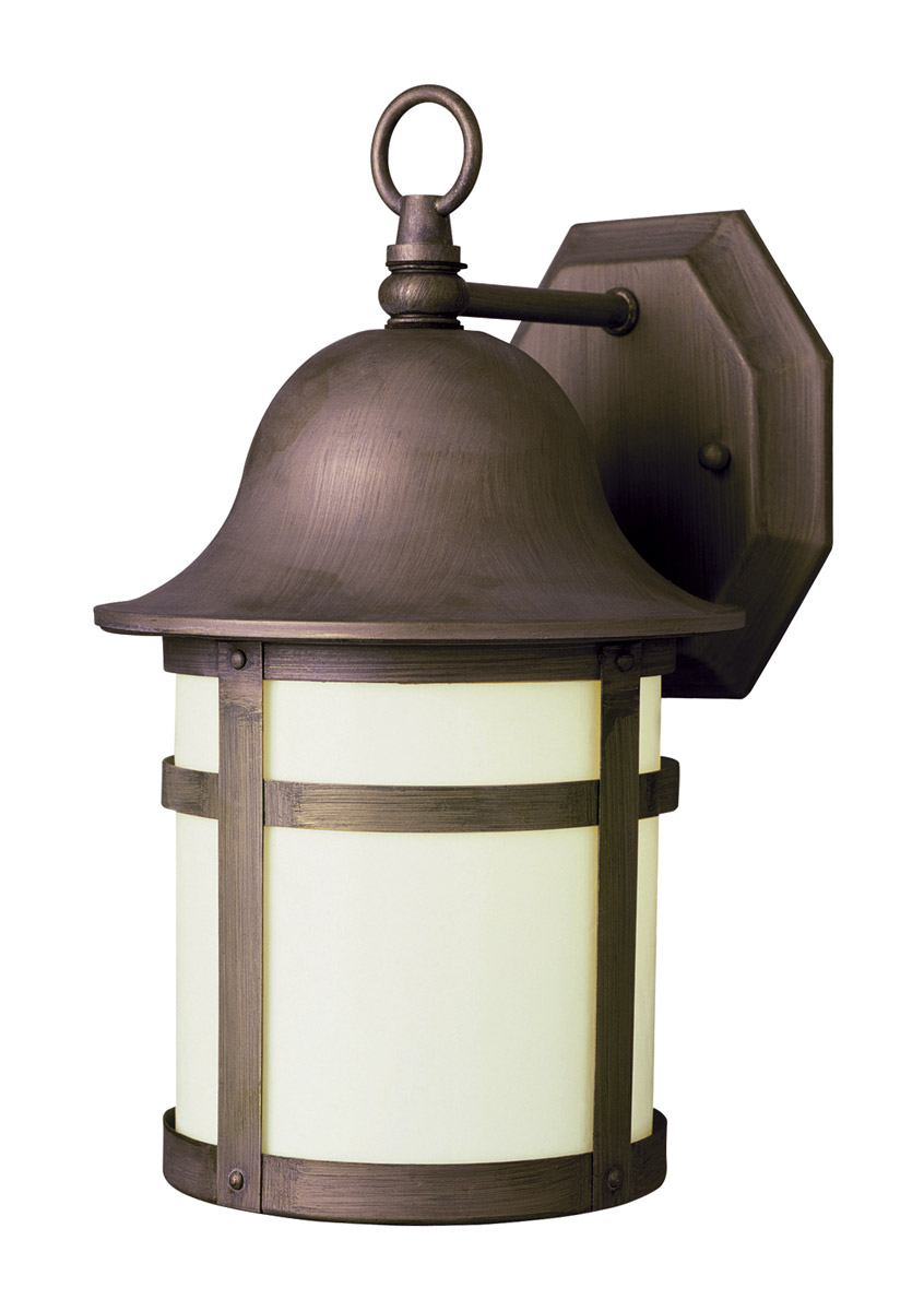 Thomas 1 Light 13 inch Weathered Bronze Outdoor Wall Lantern