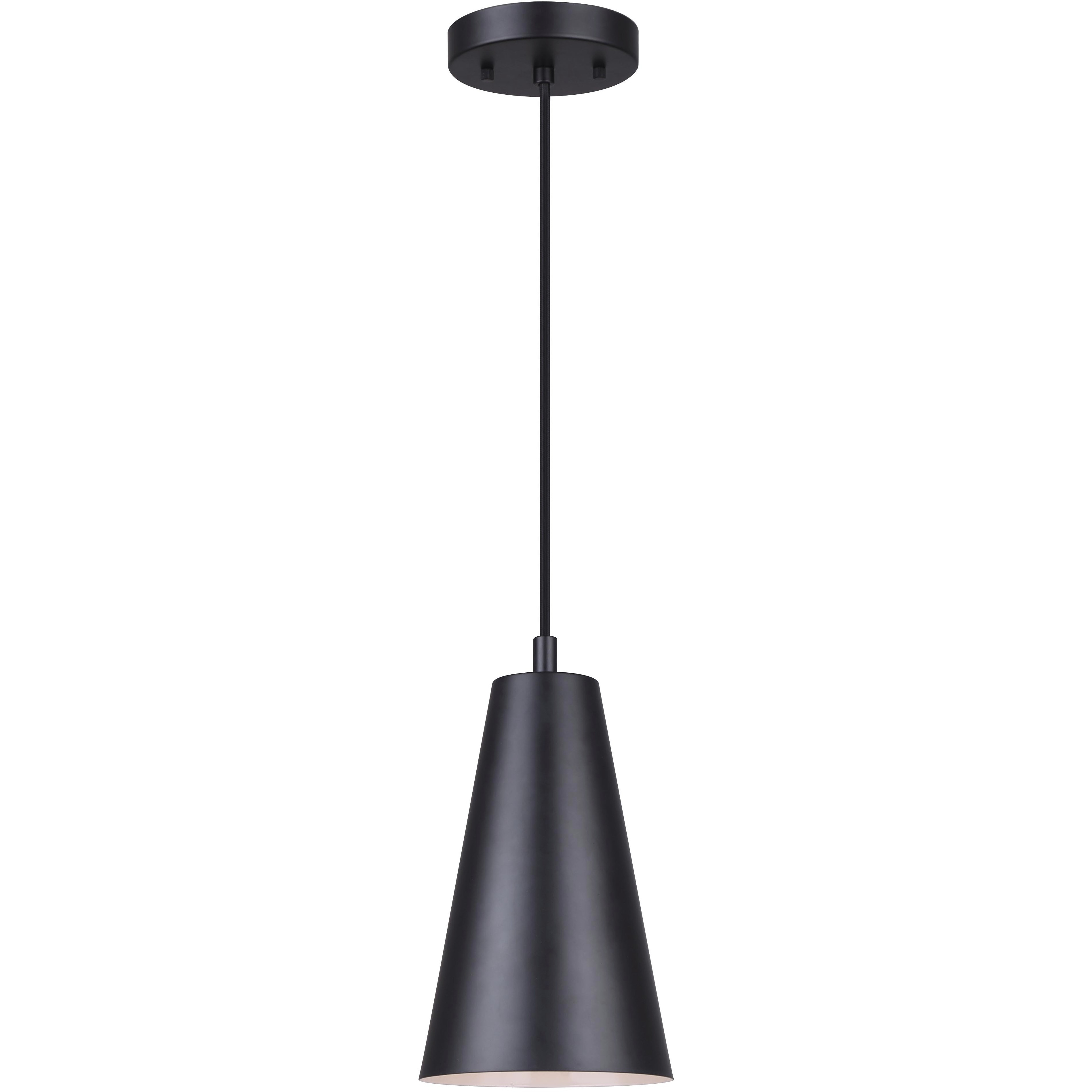 Orli 1 Light 6.25 inch Matte Black Pendant Ceiling Light