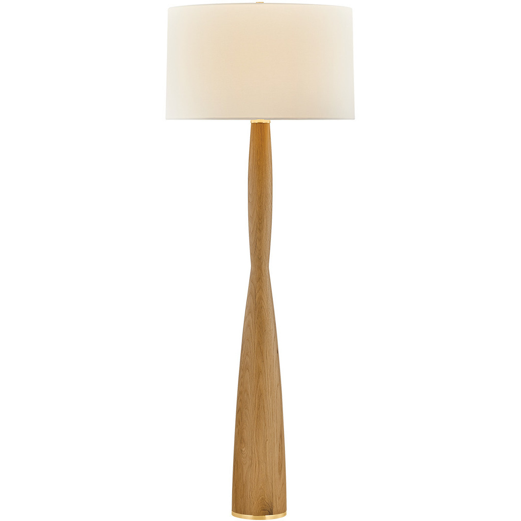 Somers Chase 65.75 inch 15 watt Aged Brass Floor Lamp Portable Light