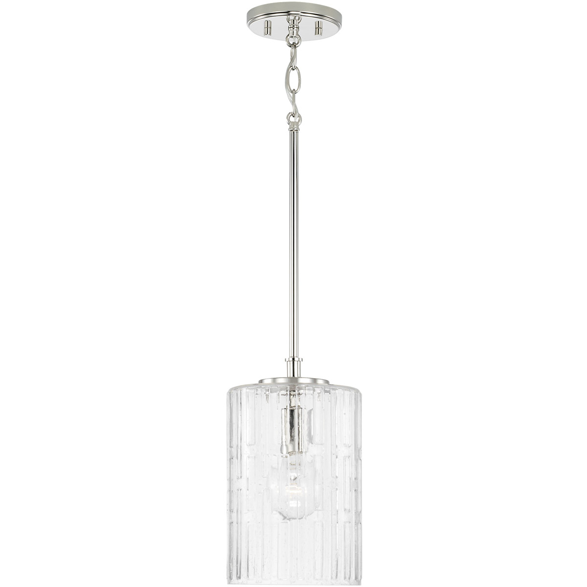 Emerson 1 Light 7 inch Polished Nickel Pendant Ceiling Light