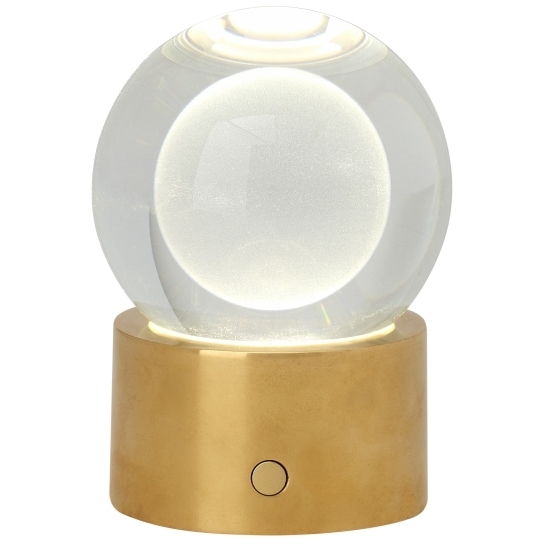 Sean Lavin Mina 5.5 inch 2.2 watt Natural Brass Outdoor Rechargeable Table Lamp