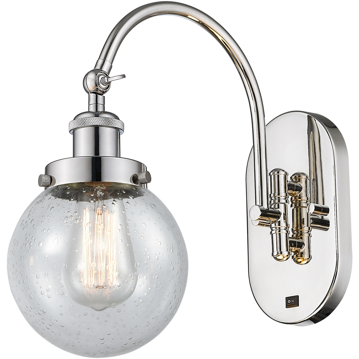 Franklin Restoration Beacon 1 Light 6 inch Polished Nickel Sconce Wall Light