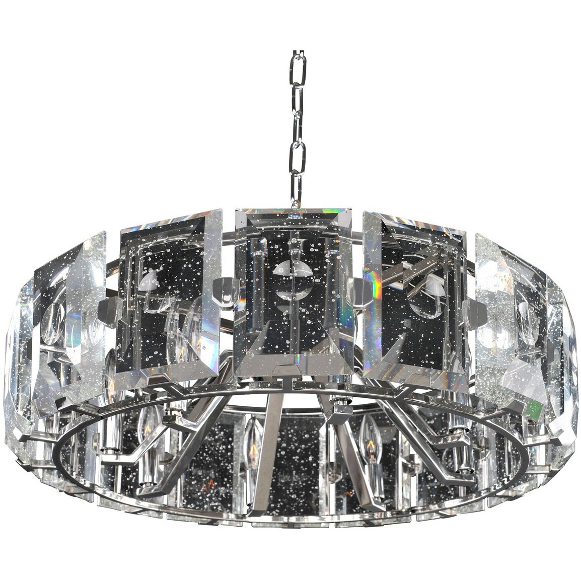 Giada 8 Light 27 inch Stainless Steel Pendant Ceiling Light