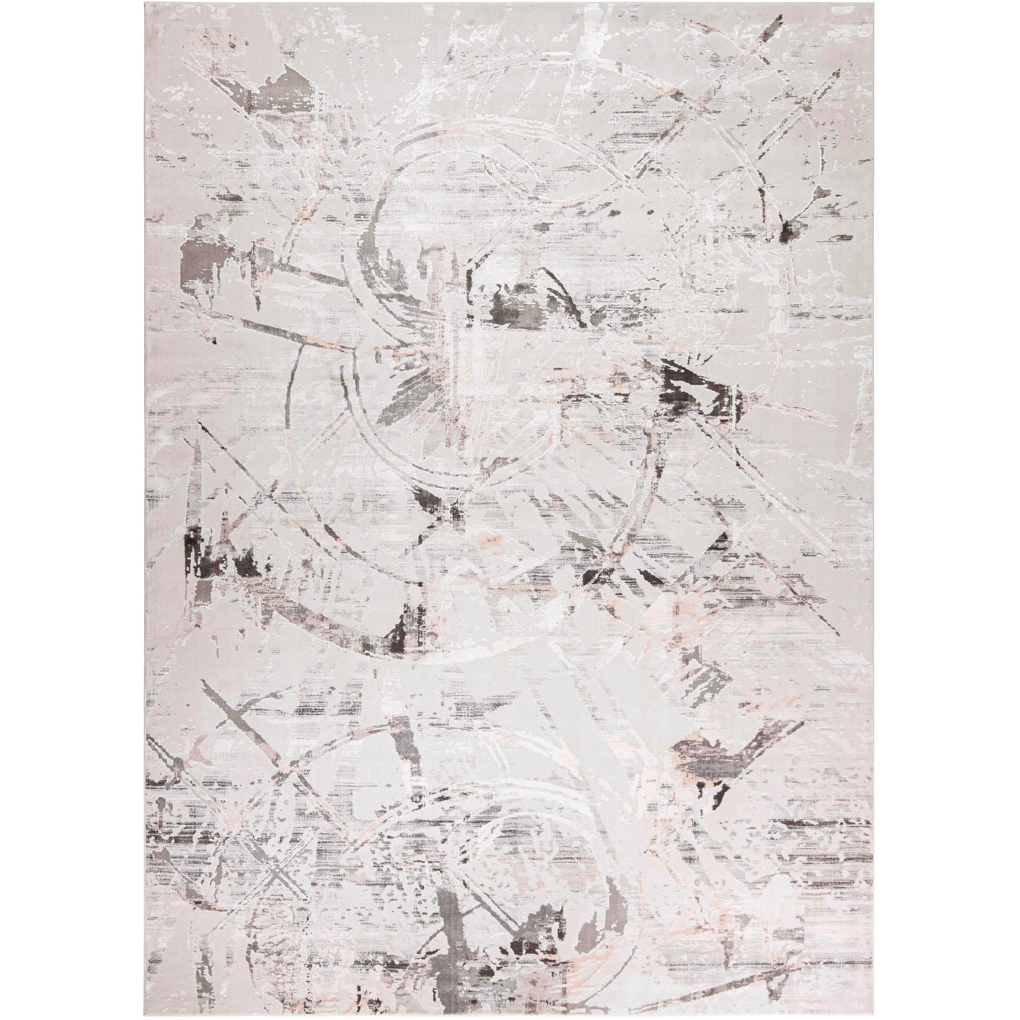 Kemer 90 X 63 inch Mineral Tones Rug in 5 x 7