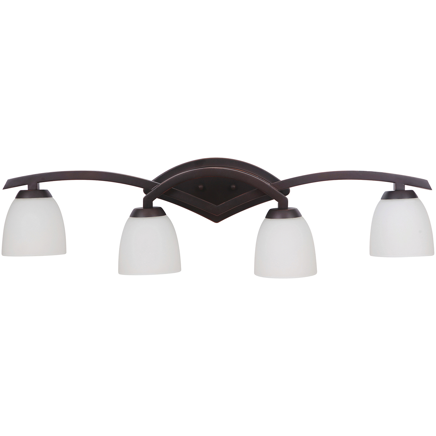 Viewpoint 4 Light 35.38 inch Oiled Bronze Gilded Vanity Light Wall Light, Jeremiah