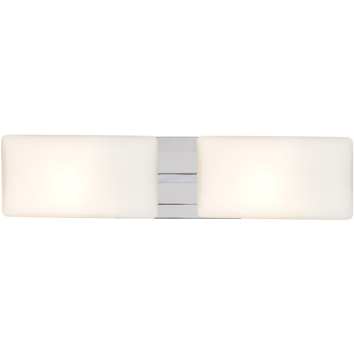 Lido 2 Light 21 inch Chrome Vanity Lighting Wall Light in Incandescent