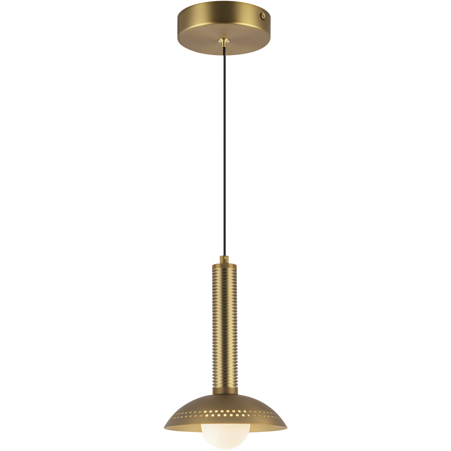 Alora Mood Arden LED 6 inch Brushed Gold Pendant Ceiling Light