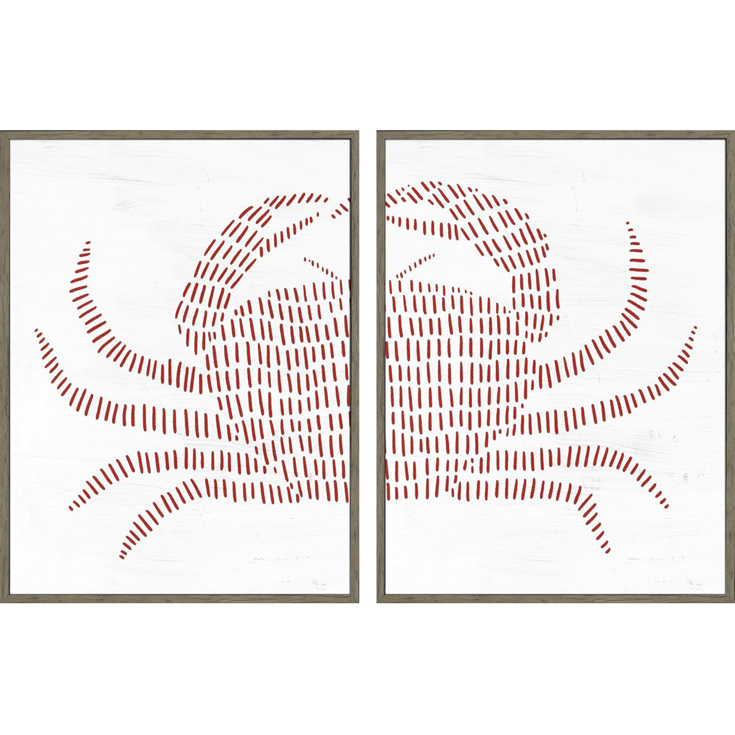 Spotted Crab / Spotted Lobster 16 X 12 inch Non-Glass Framed Art, Propac