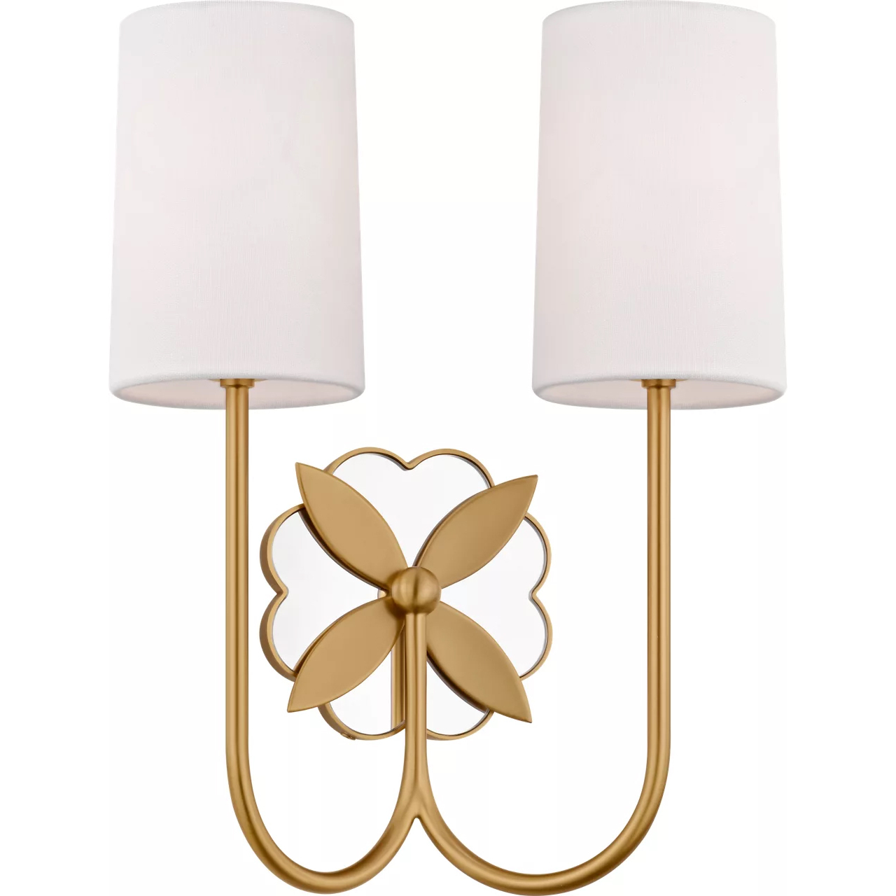 kate spade new york Spencer 2 Light 10.75 inch Burnished Brass Double Sconce Wall Light