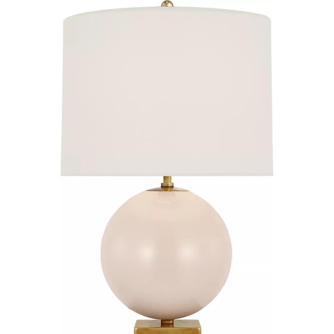 kate spade new york Elsie 25.5 inch 100 watt Blush Table Lamp Portable Light in Cream Linen