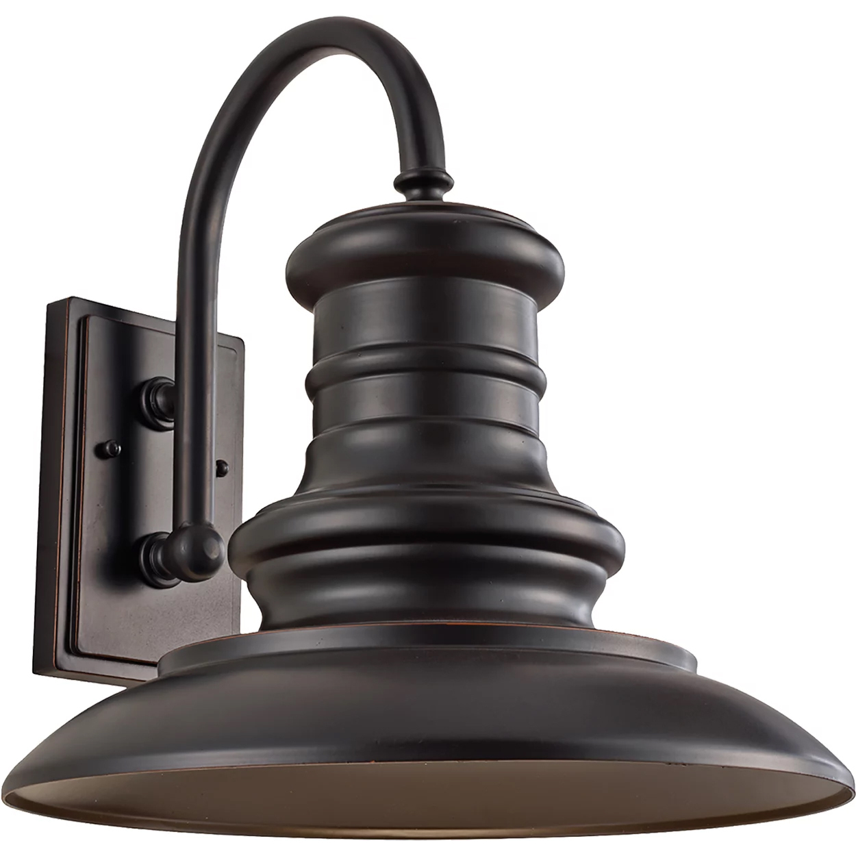 Redding Station LED 15.63 inch Restoration Bronze Outdoor Wall Lantern, Large