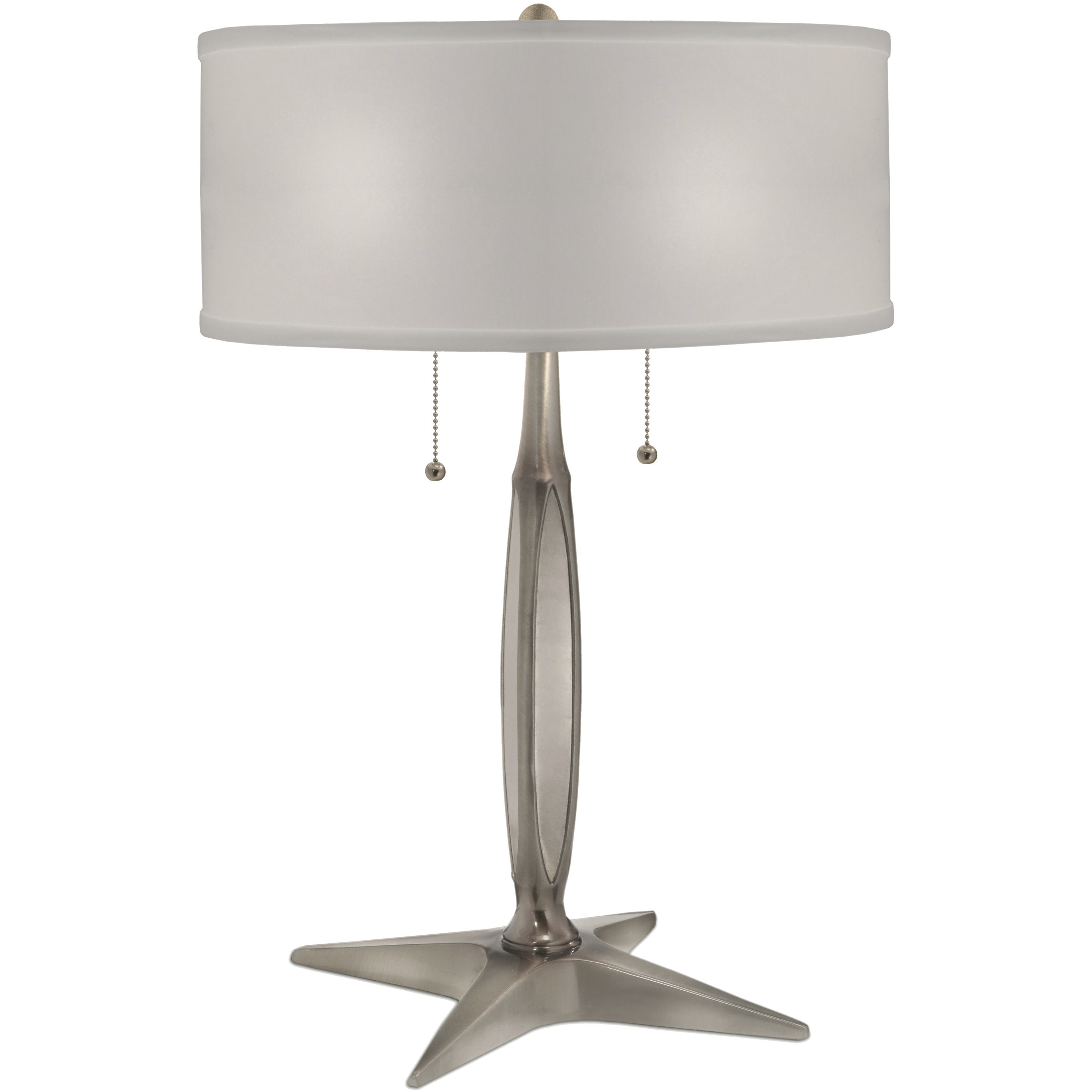 Ellie 25 inch 150 watt Antique Nickel Table Lamp Portable Light
