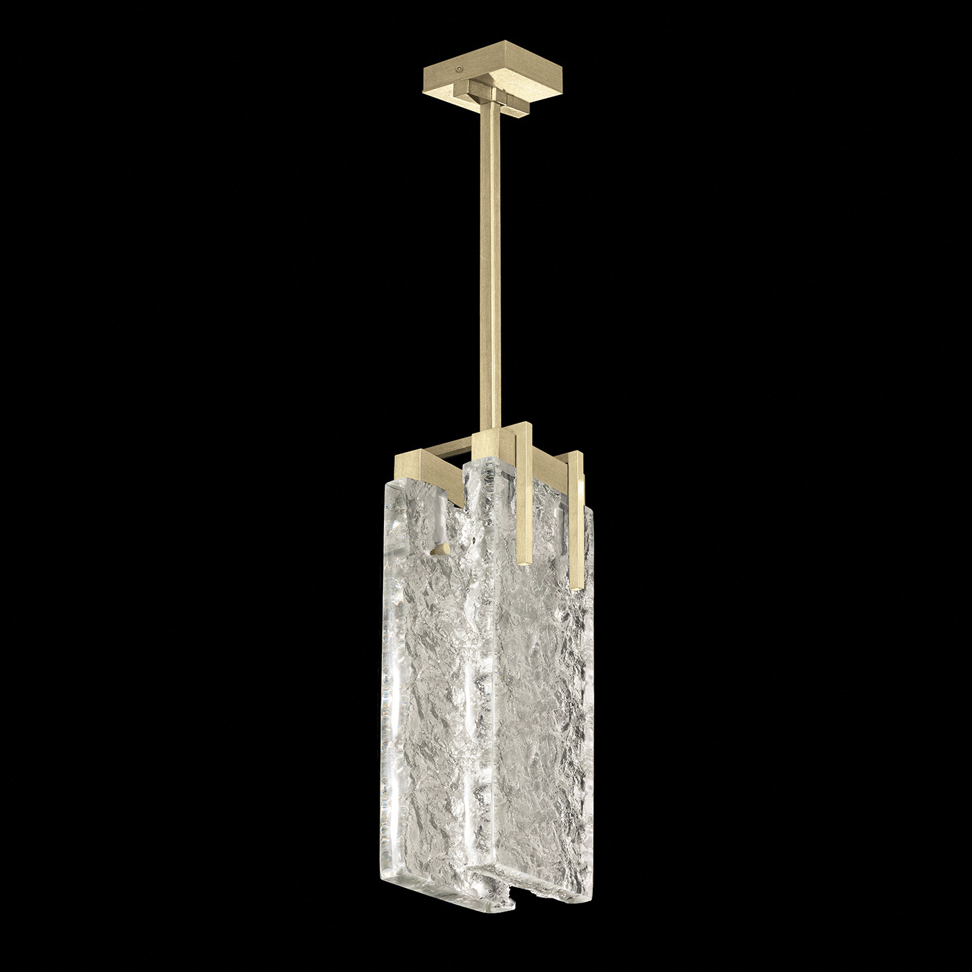Terra LED 7.75 inch Gold Pendant Ceiling Light