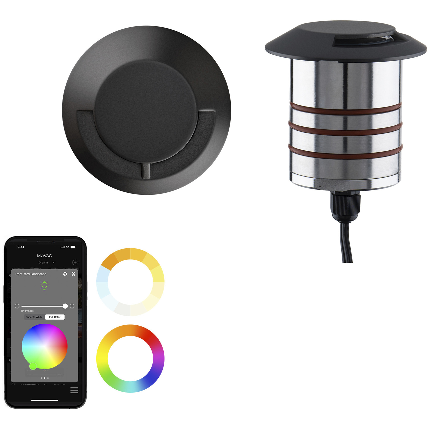Colorscaping 12 5 watt Stainless Steel Coated in Bronze Path Indicator Light, Colorscaping