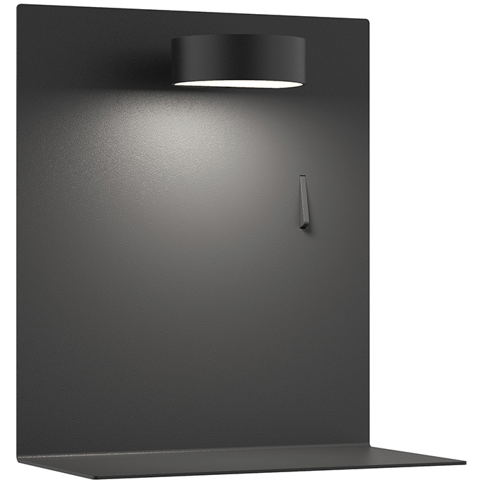 Dresden LED 7 inch Black Wall Sconce Wall Light