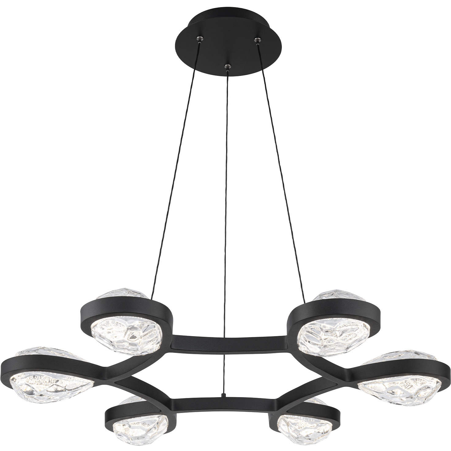 Beyond Kragen LED 34.5 inch Black Pendant Ceiling Light