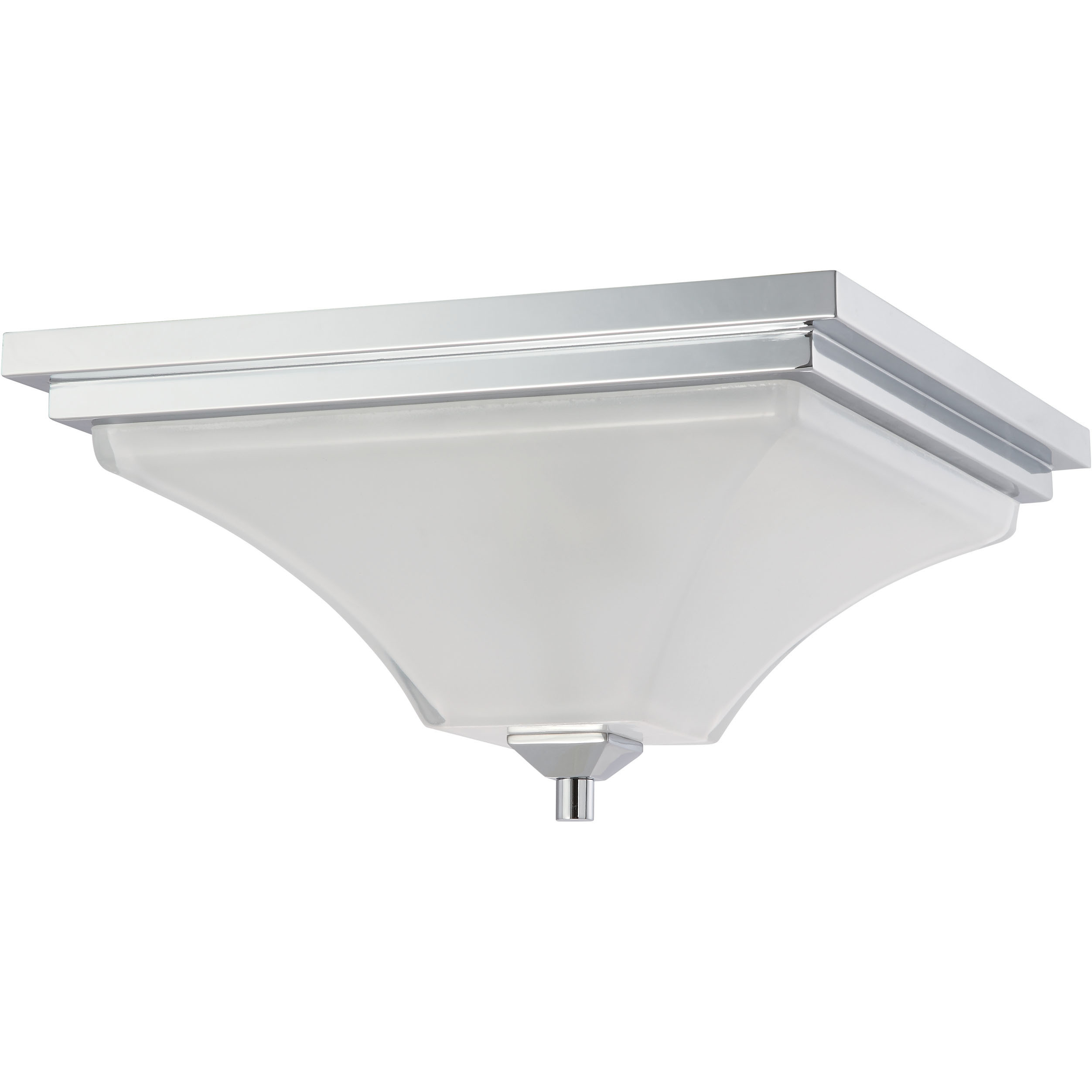 Parker 2 Light 15.25 inch Polished Chrome Flush Mount Ceiling Light