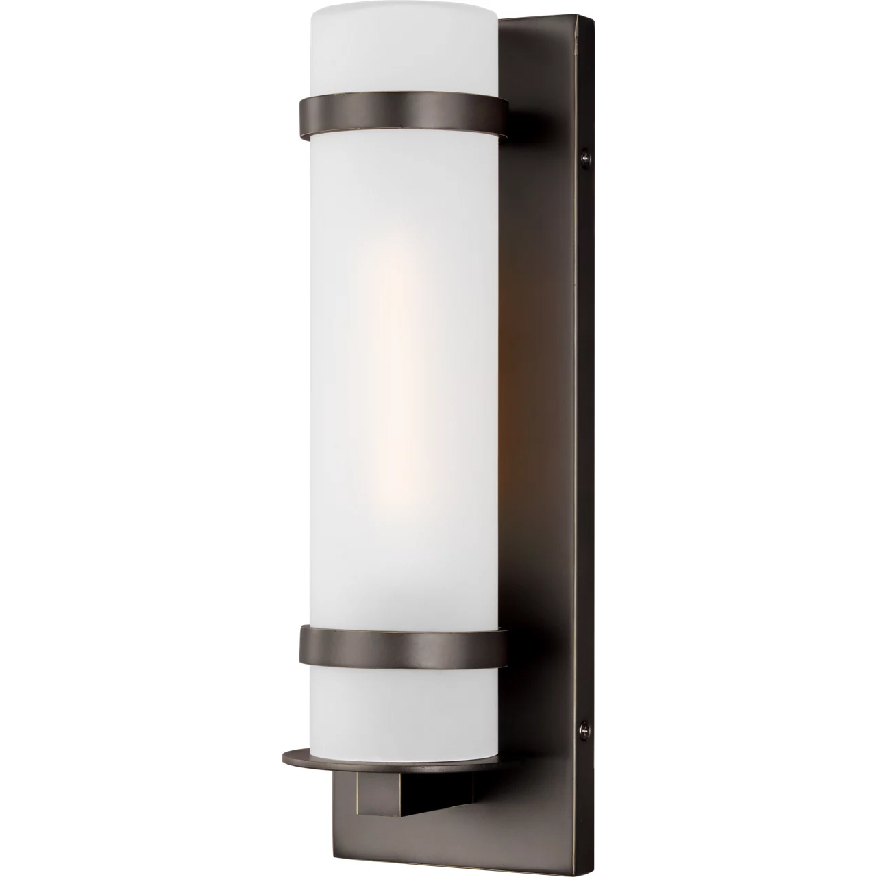 Alban 1 Light 14 inch Antique Bronze Outdoor Wall Lantern, Small