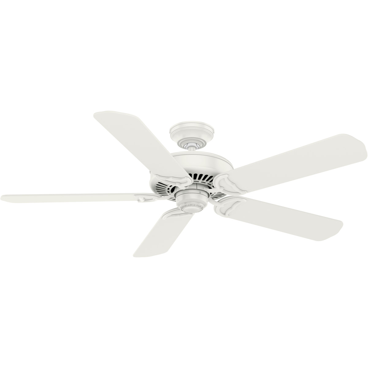 Panama 54 inch Fresh White with Fresh White, Rustic Oak Blades Ceiling Fan