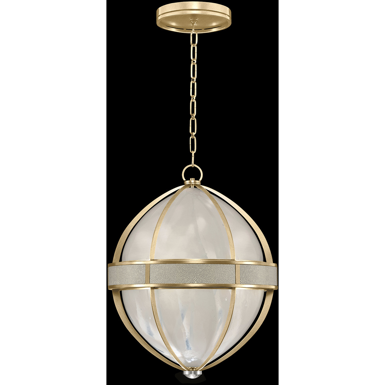 Mirage 3 Light 18.75 inch Gold Pendant Ceiling Light