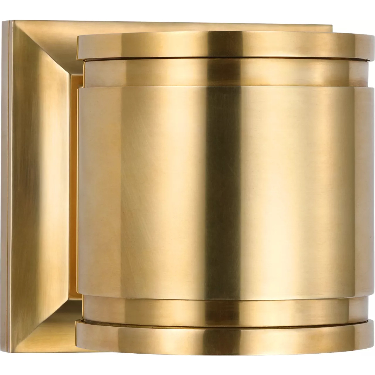 Chapman & Myers Provo LED 4.5 inch Antique-Burnished Brass Canister Wall Light