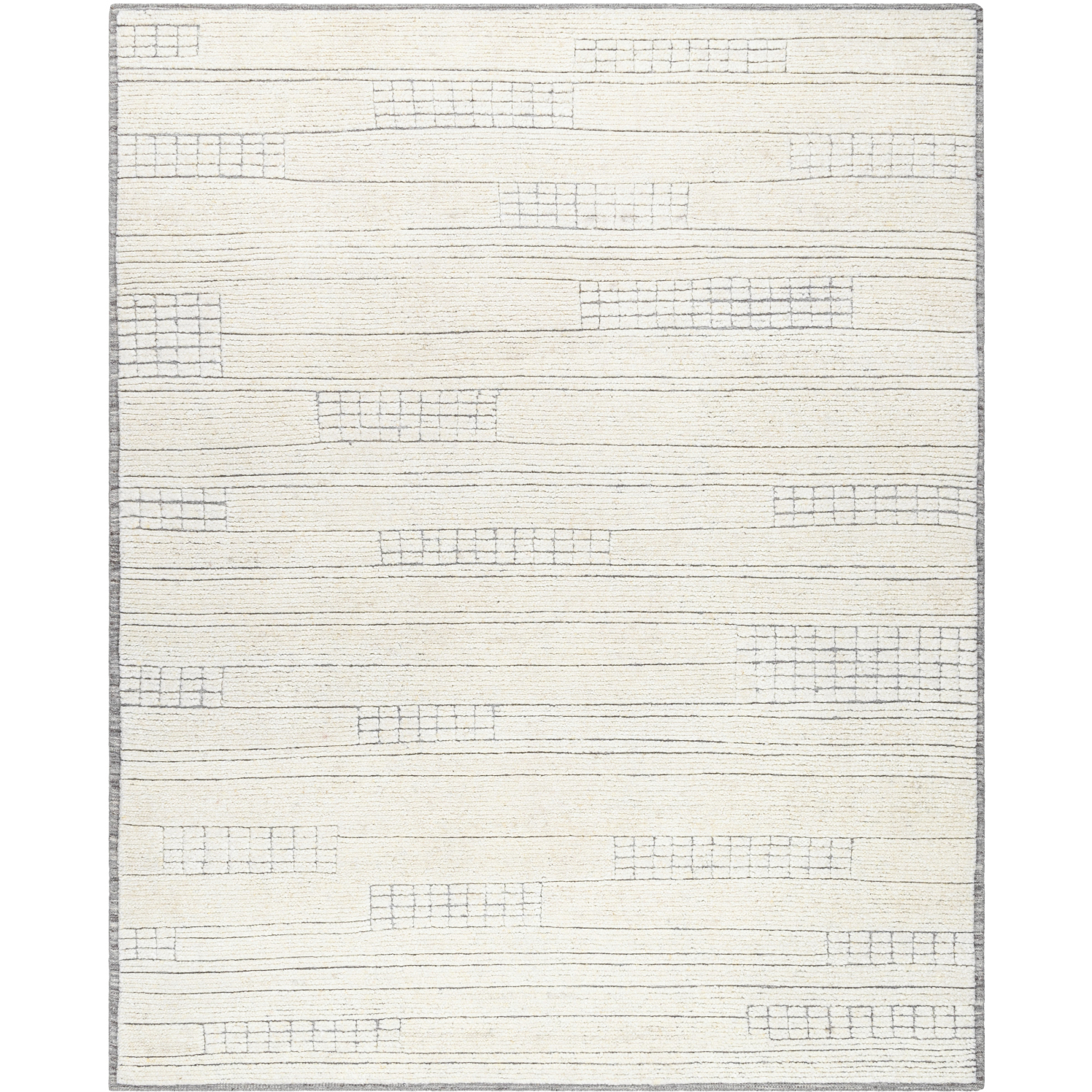 Davey 120 X 96 inch Light Beige Handmade Rug in 8 x 10