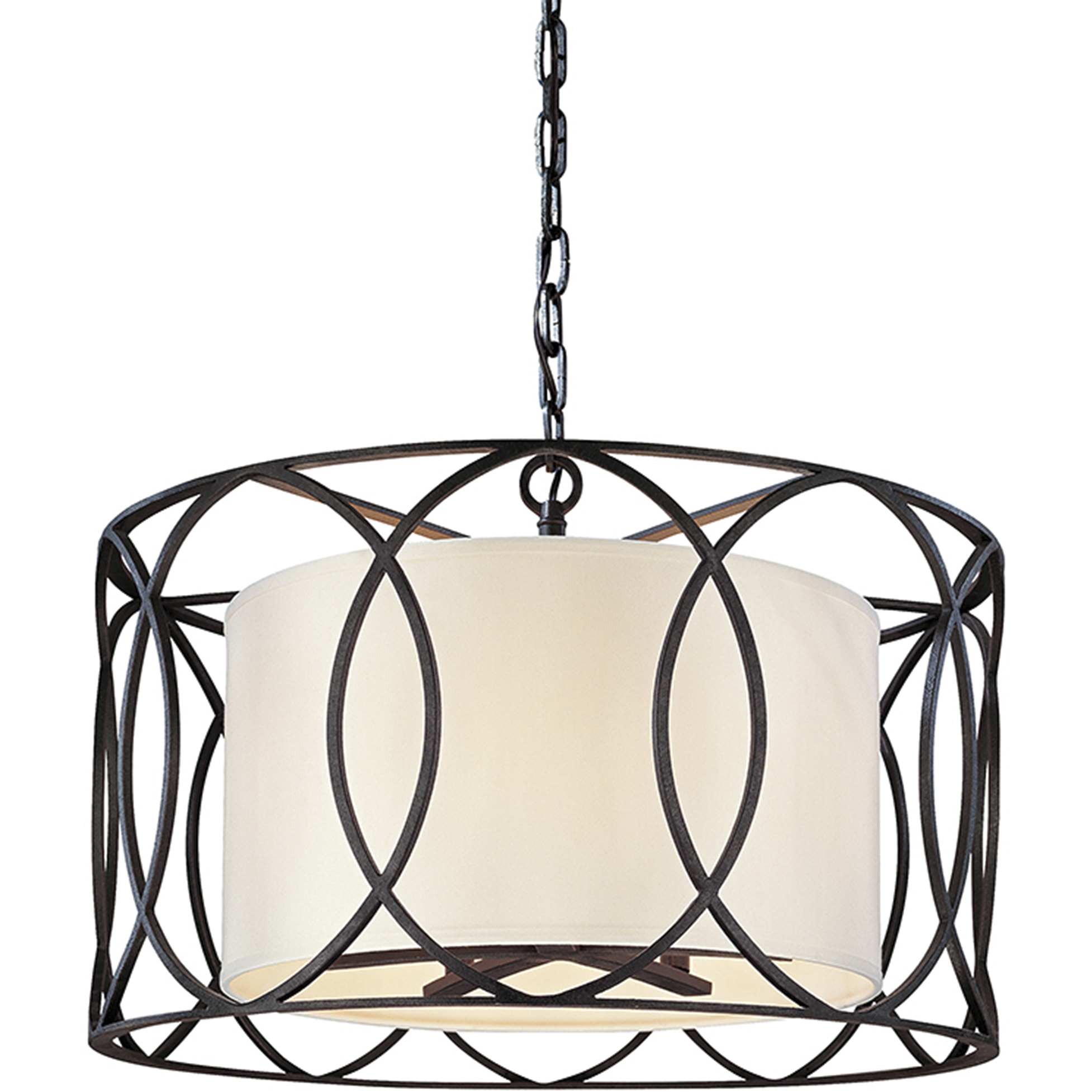Sausalito 5 Light 25 inch Deep Bronze Chandelier Ceiling Light
