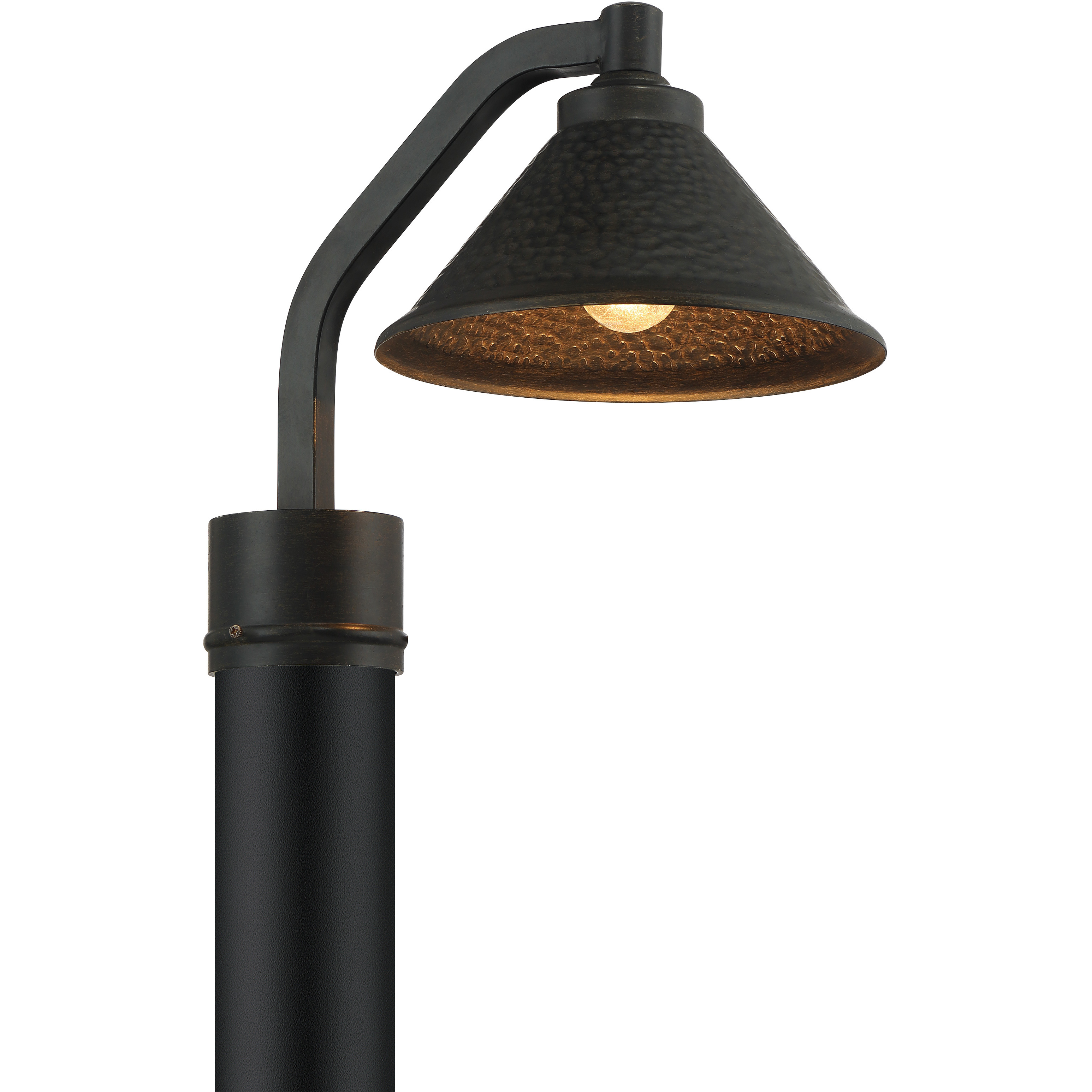Kirkham 1 Light 12 inch Aspen Bronze Outdoor Post Mount Lantern in Incandescent, Great Outdoors