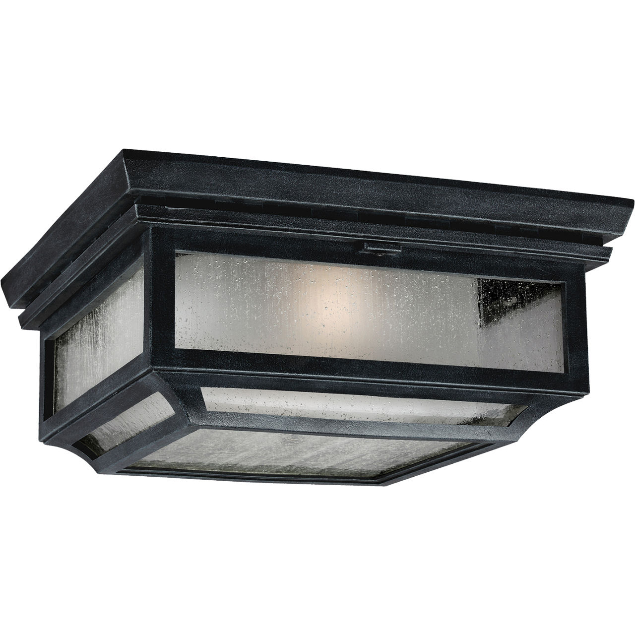 Sean Lavin Shepherd 2 Light 13 inch Dark Weathered Zinc Outdoor Flush Mount