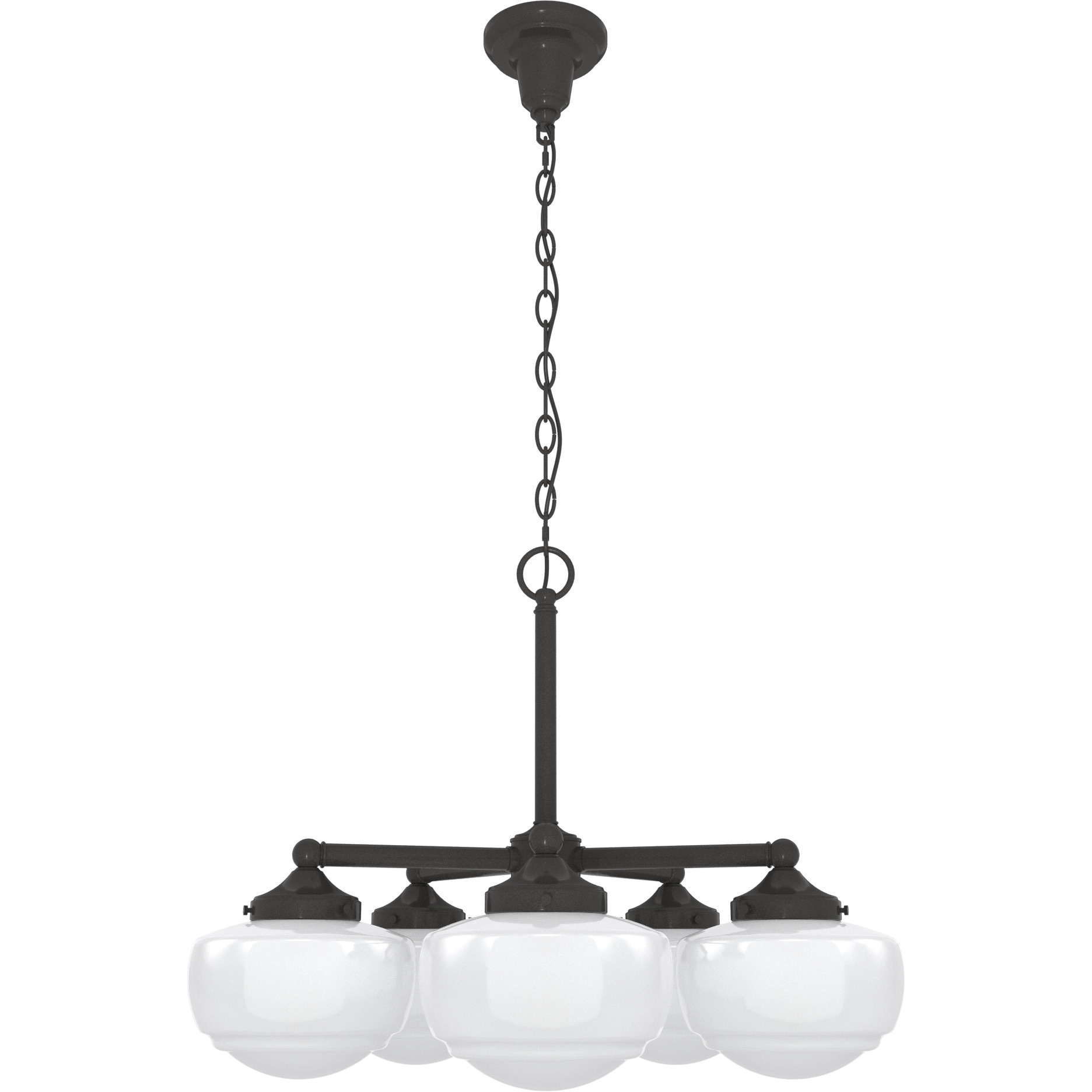 Saddle Creek 5 Light 24 inch Noble Bronze Chandelier Ceiling Light