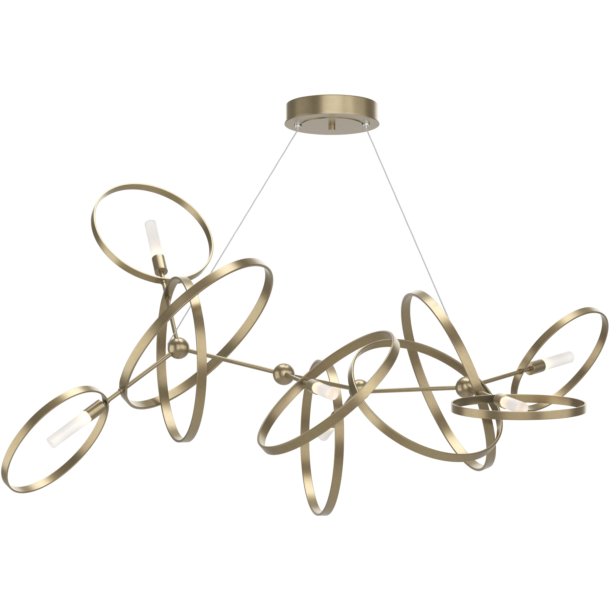 Celesse 6 Light 59.7 inch Soft Gold and Soft Gold Pendant Ceiling Light