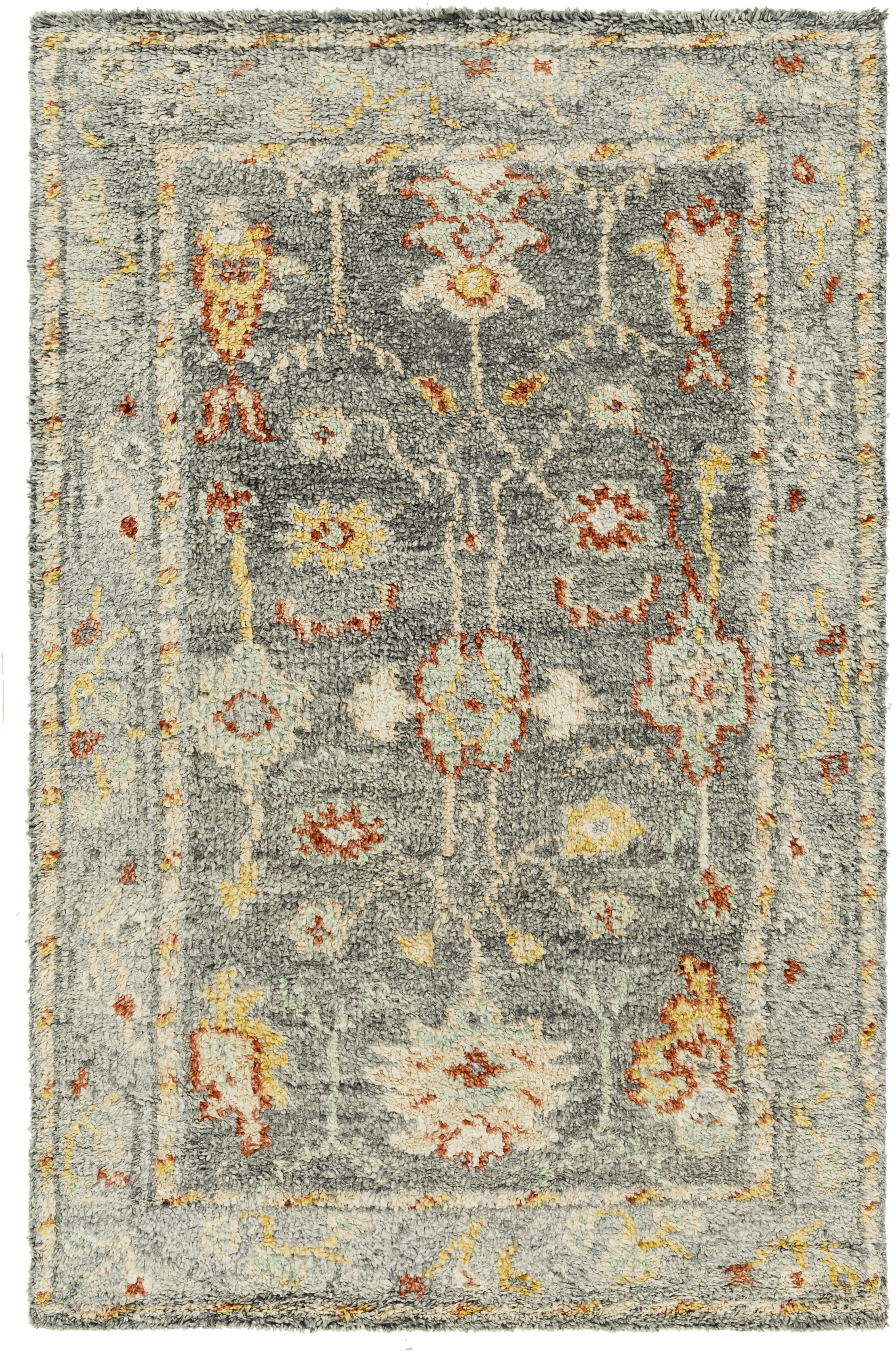 Marrakech 108 X 72 inch Charcoal Rug in 6 X 9, Rectangle