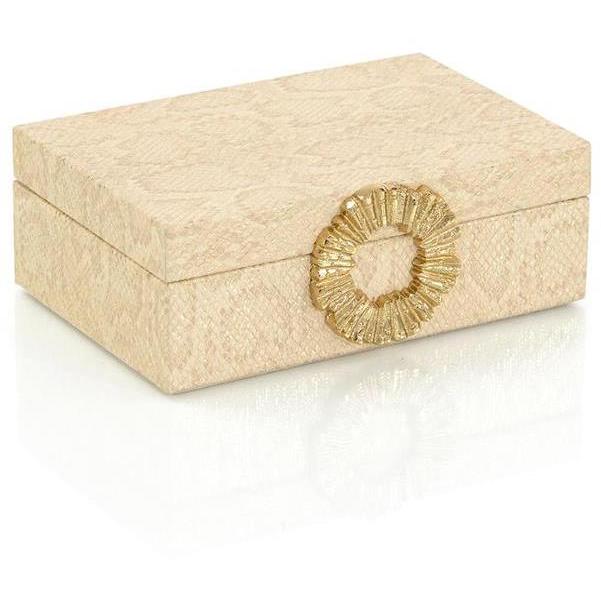 Dazzle 9 X 6 inch Vegan Snakeskin Box, Small