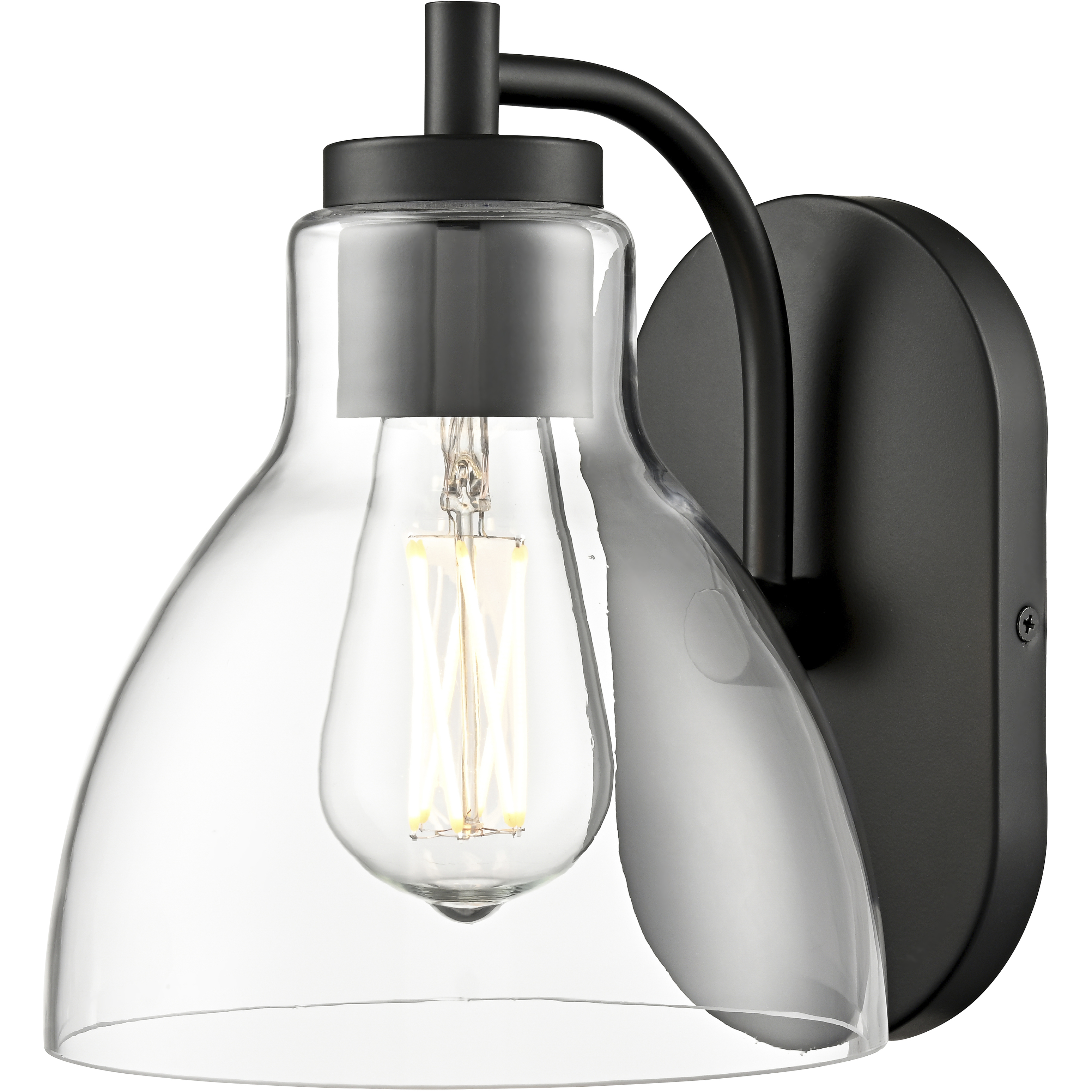 Knightsdale Wall Sconce Wall Light in Matte Black