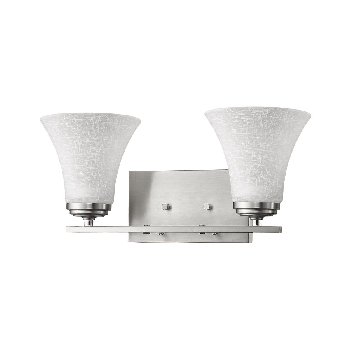 Union 2 Light 17 inch Satin Nickel Vanity Light Wall Light