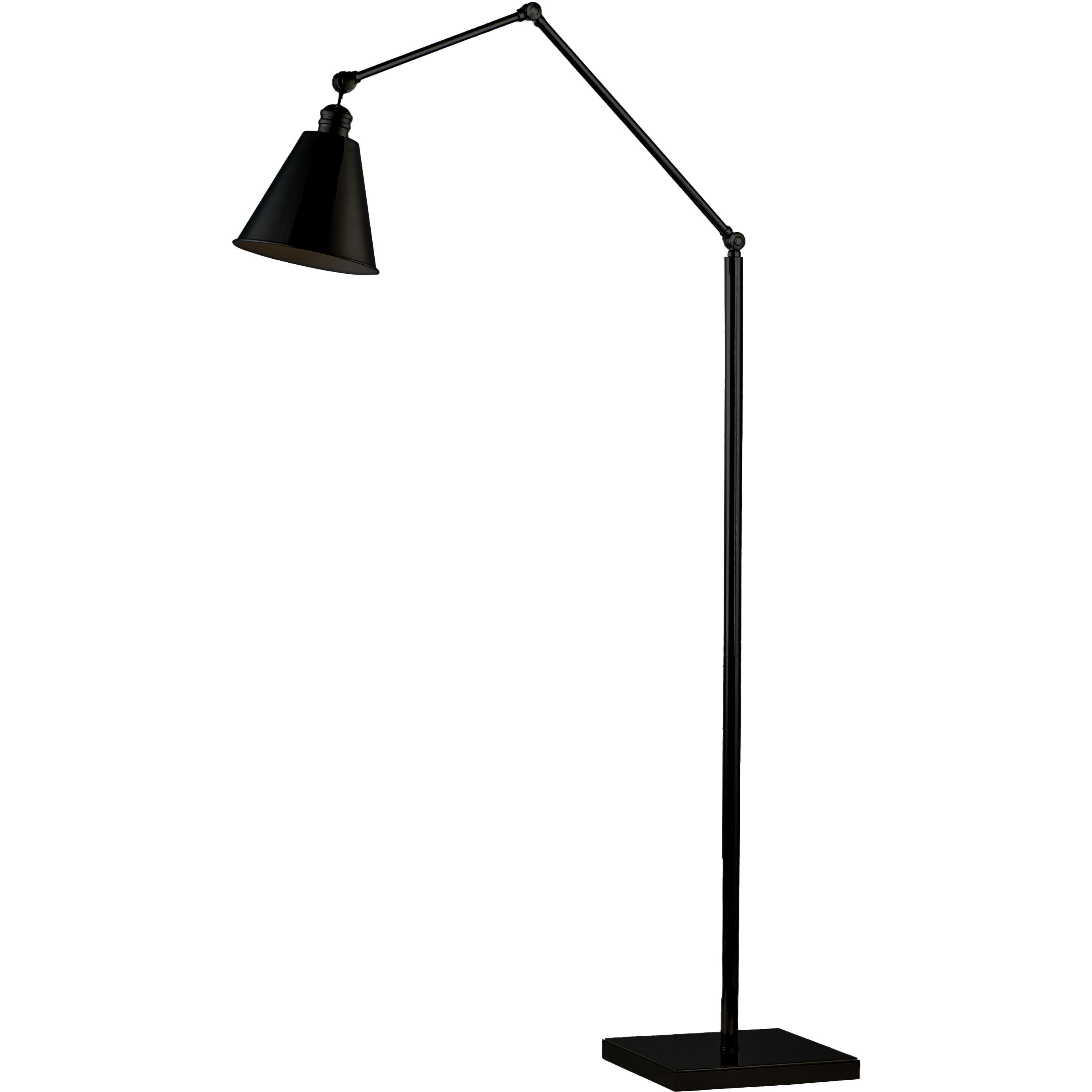 Library 55 inch 100 watt Black Floor Lamp Portable Light