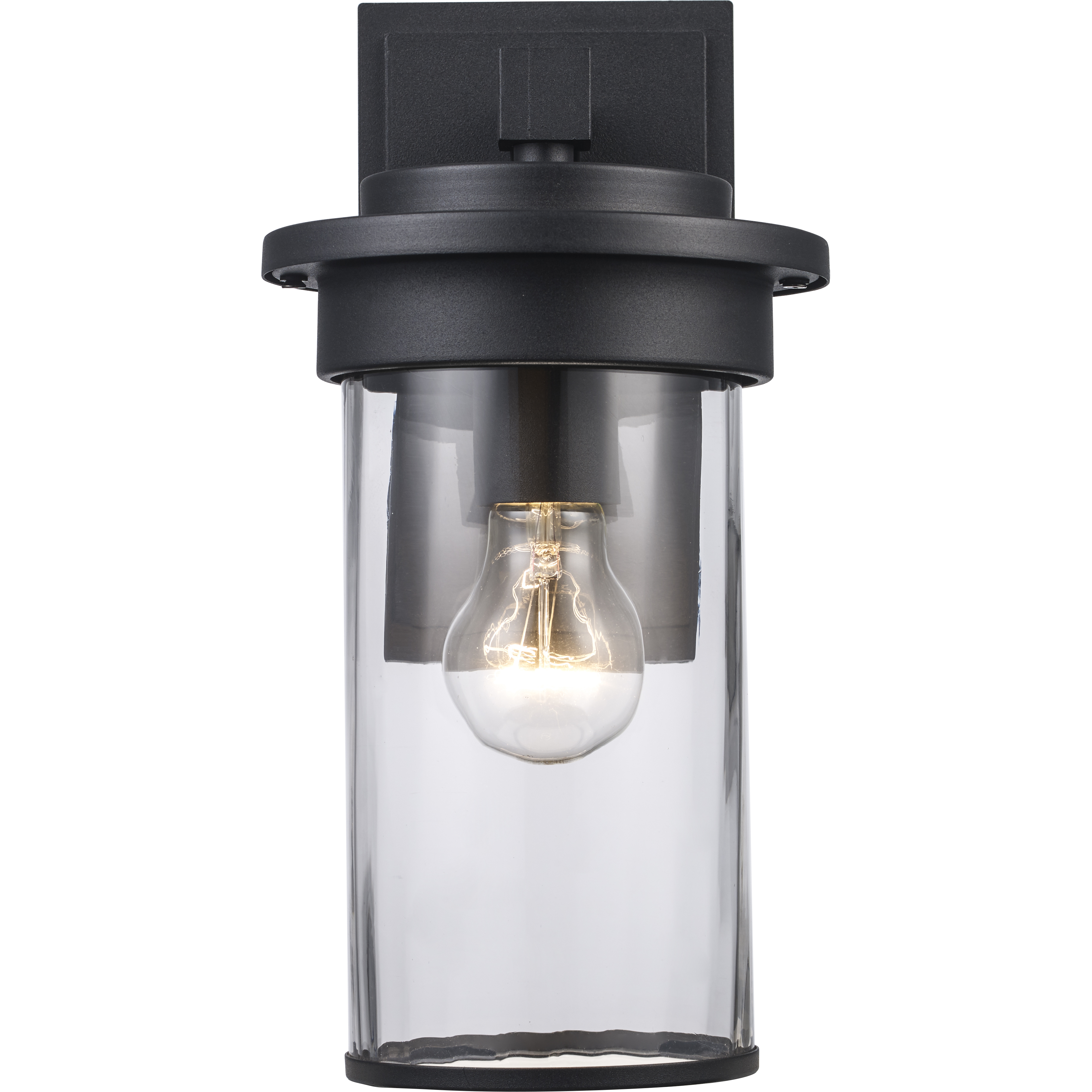 Carmel 1 Light 12 inch Black Outdoor Wall Sconce