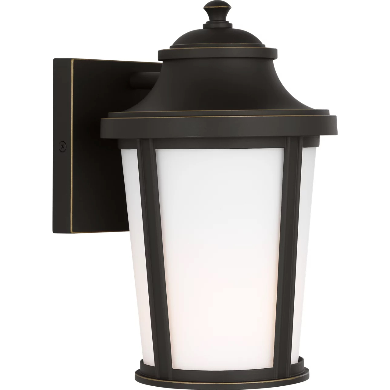 Portola 1 Light 10.5 inch Antique Bronze Outdoor Wall Lantern, Small