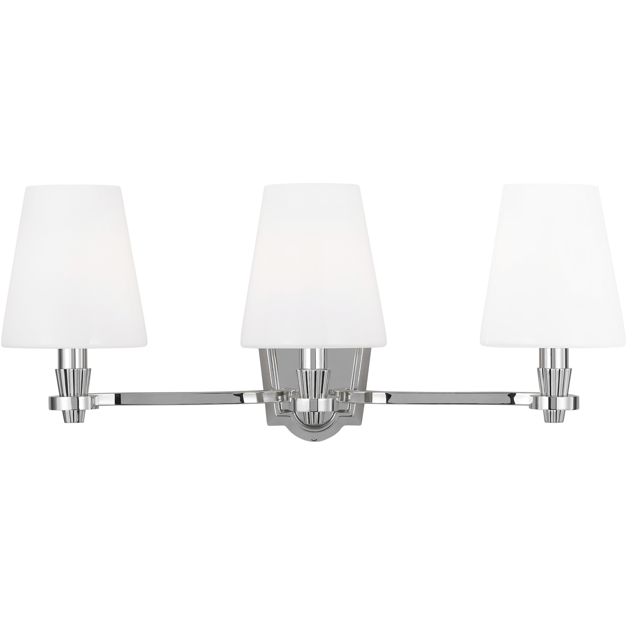 AH by Alexa Hampton Paisley 3 Light 23.38 inch Polished Nickel Vanity Light Wall Light