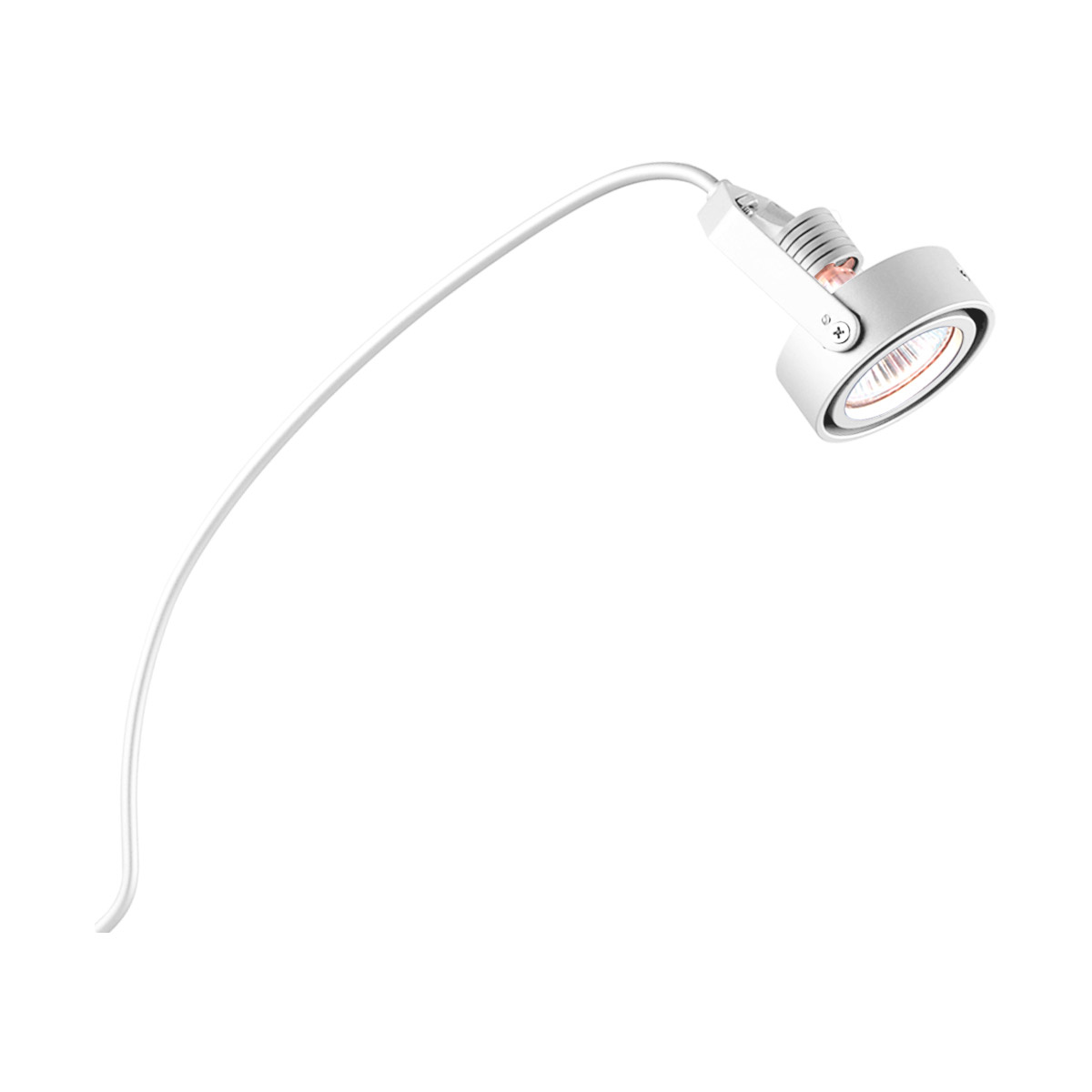 Series 154 50 watt 3.25 inch White Arclight Wall Light, Clamp Mount
