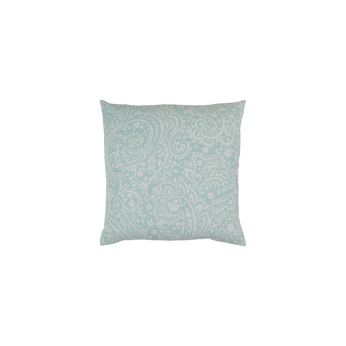 Somerset 20 X 20 inch Mint and Cream Throw Pillow