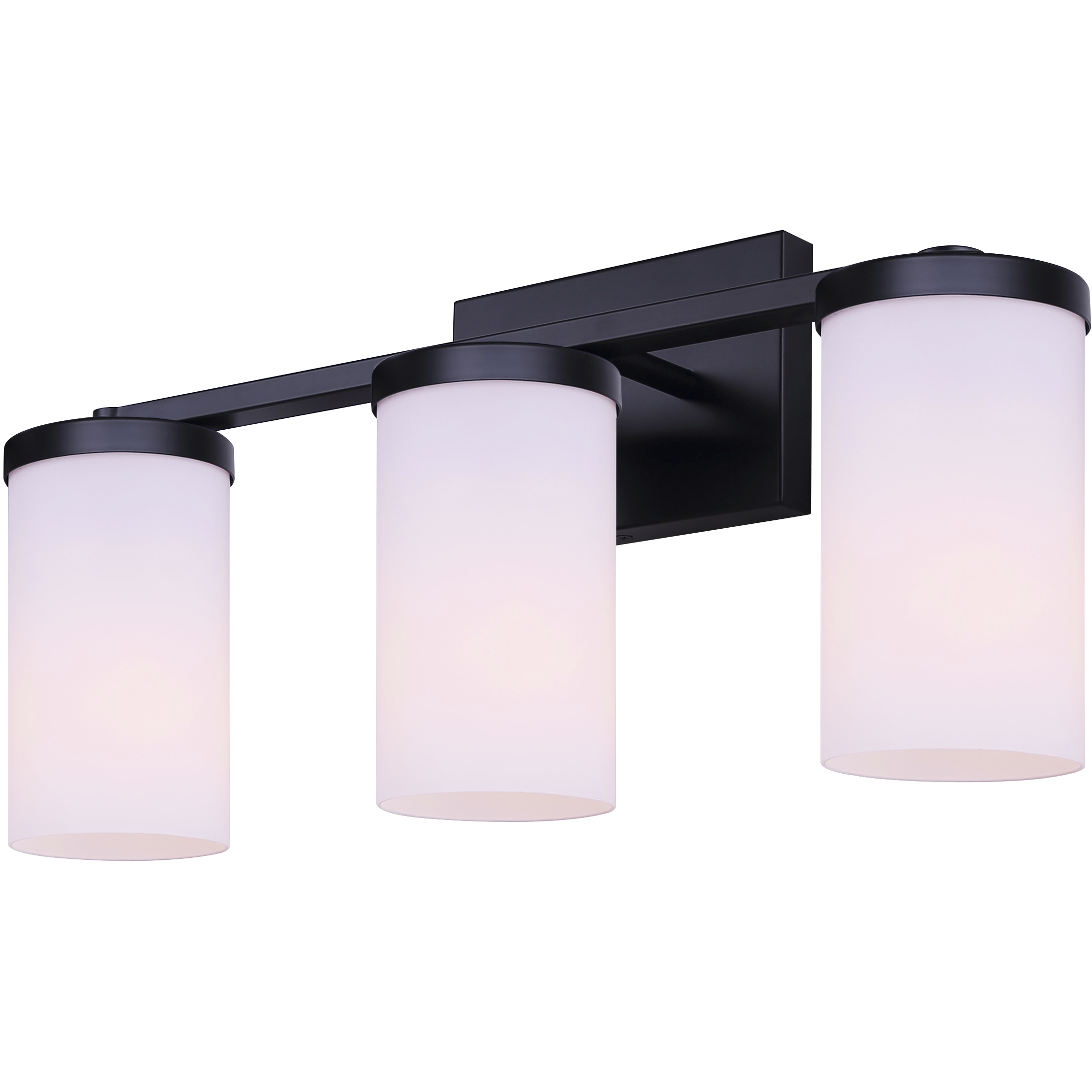 Britton 3 Light 21 inch Matte Black Vanity Fixture Wall Light