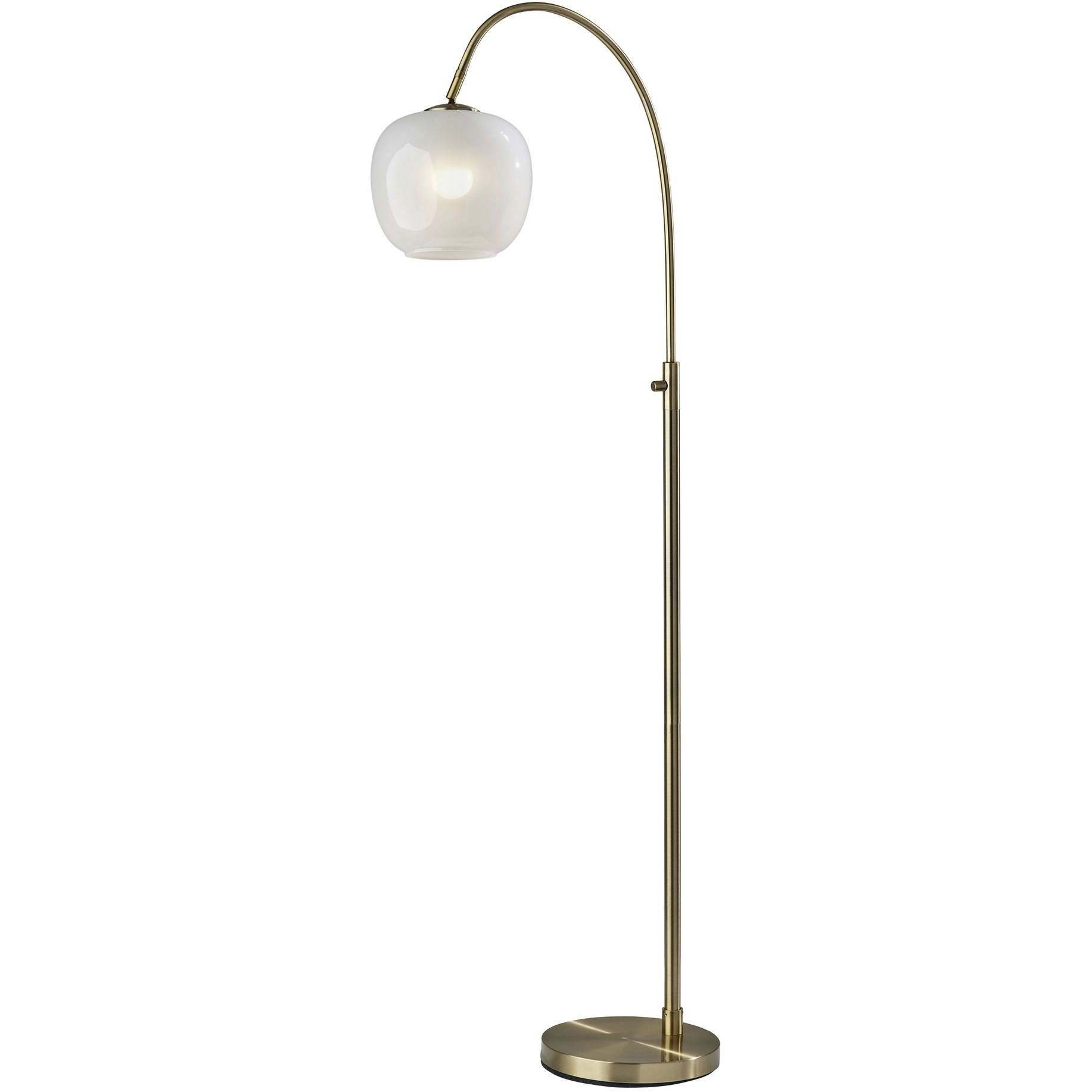 Magnolia 61.75 inch 100.00 watt Antique Brass Floor Lamp Portable Light