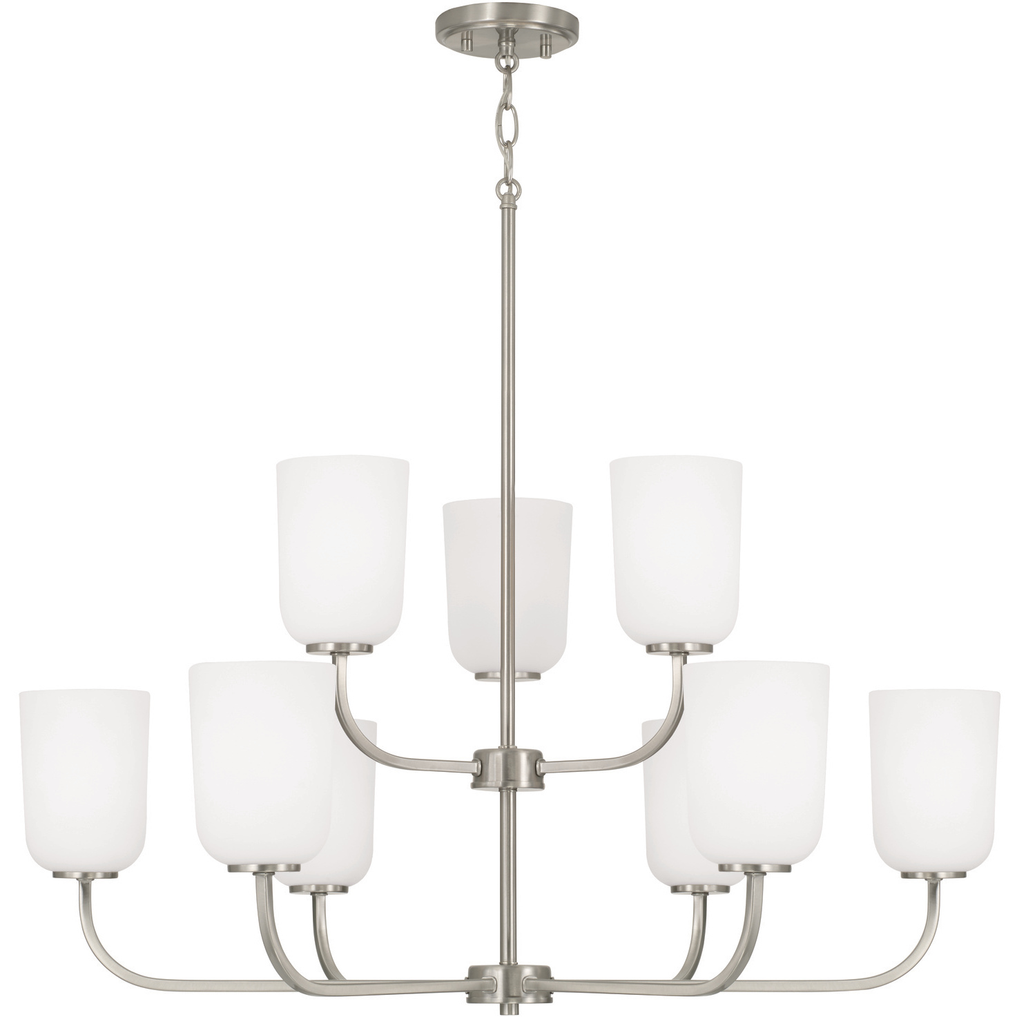 Lawson 9 Light 32 inch Brushed Nickel Chandelier Ceiling Light