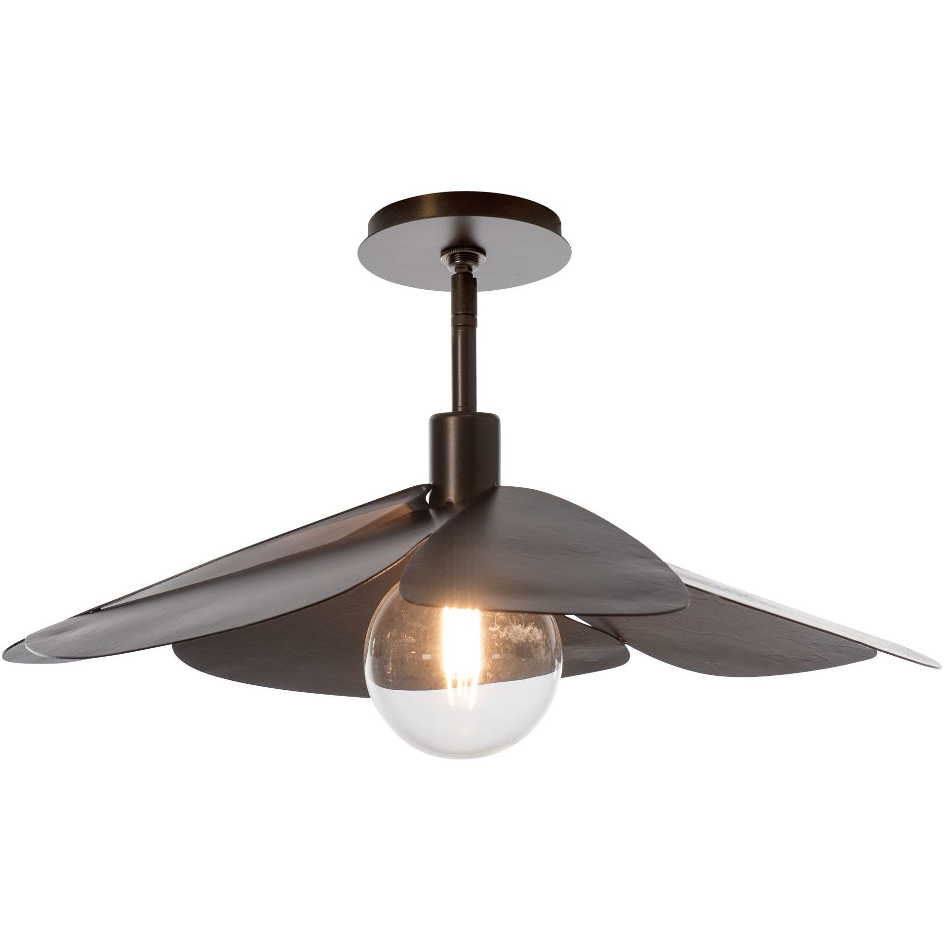 Hana 1 Light 23.3 inch Dark Smoke Pendant Ceiling Light, Small