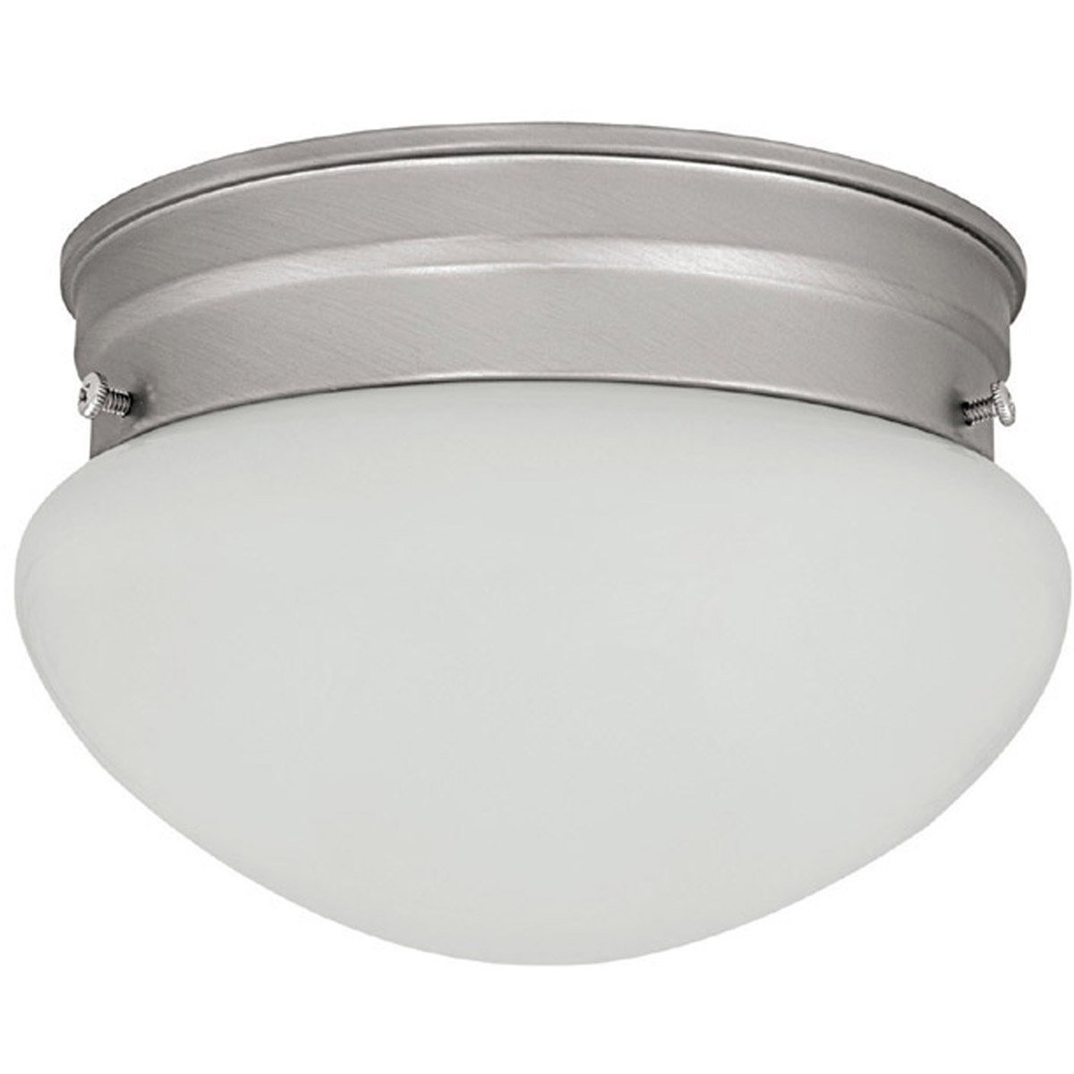 Scott 2 Light 9 inch Matte Nickel Flush Mount Ceiling Light