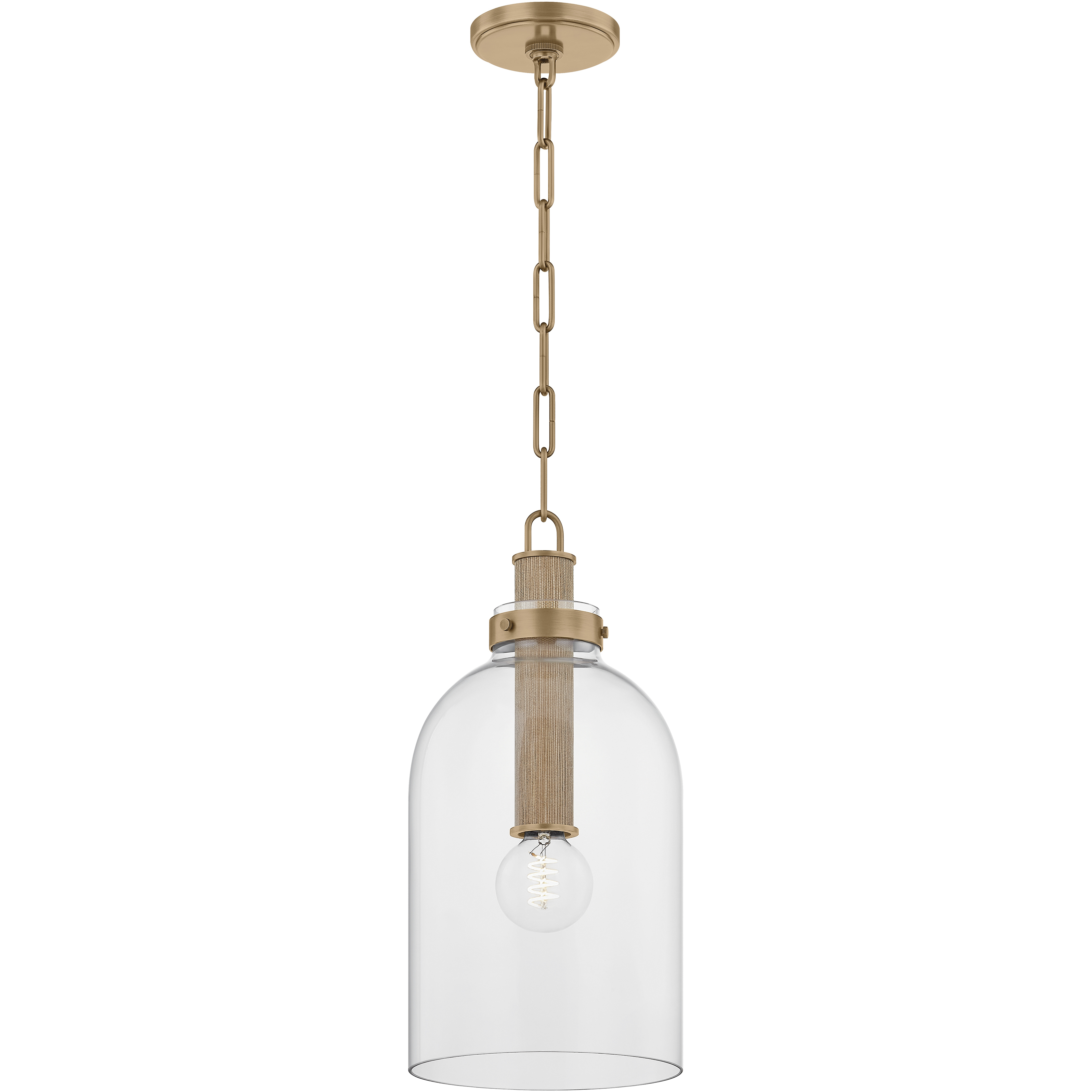 Kori 1 Light 9 inch Patina Brass Pendant Ceiling Light