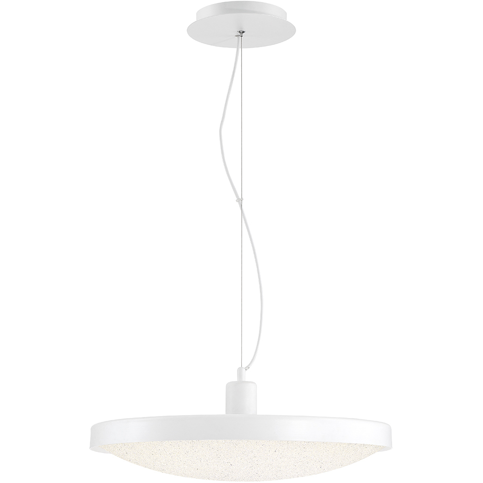 Sandstone LED 20 inch White Pendant Ceiling Light, Large