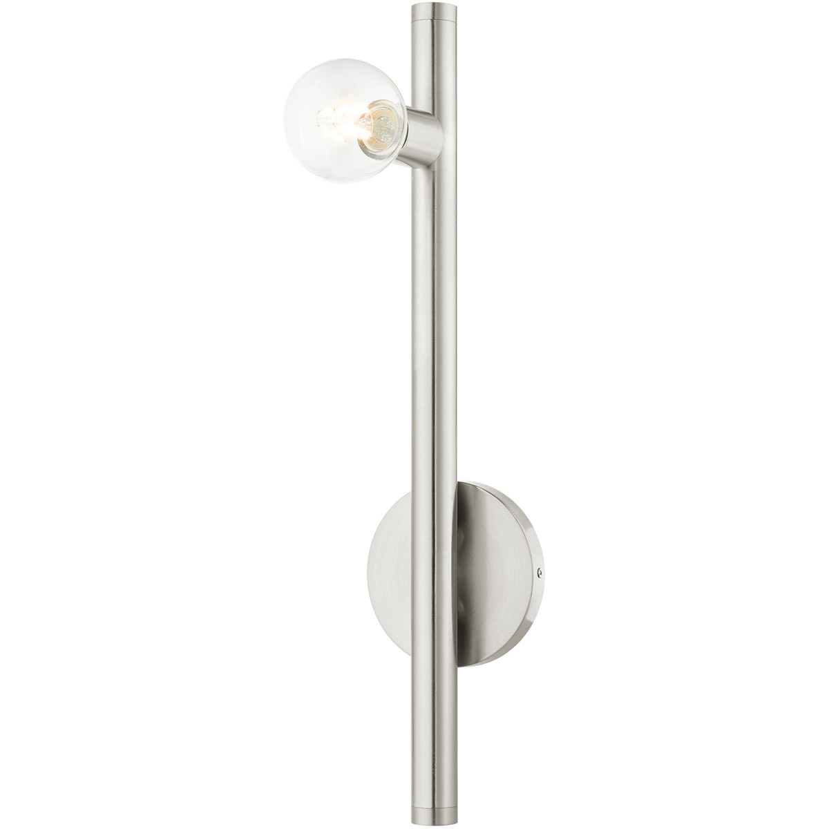 Bannister 1 Light 5.13 inch Brushed Nickel Single Sconce Wall Light